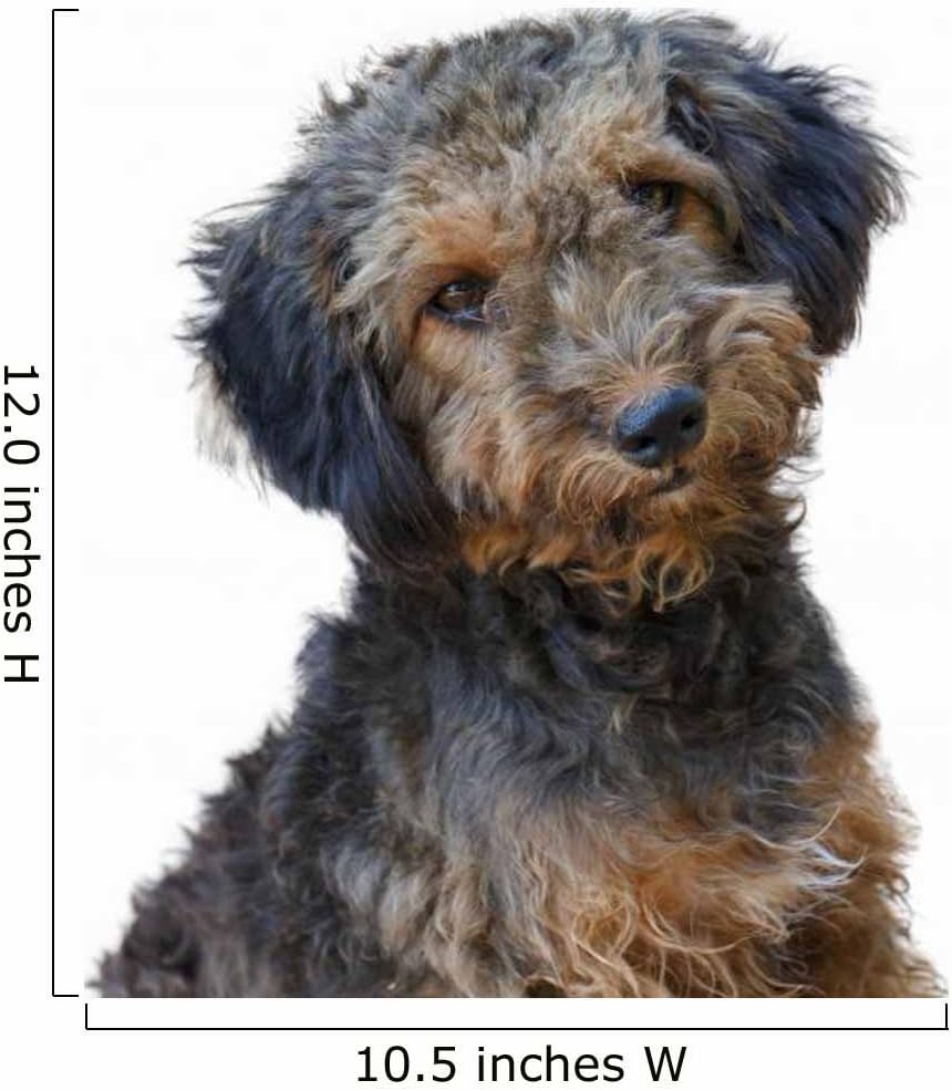 Wallmonkeys Dog Wall Decal Peel and Stick Graphic (12 in W x 8 in H) WM359360