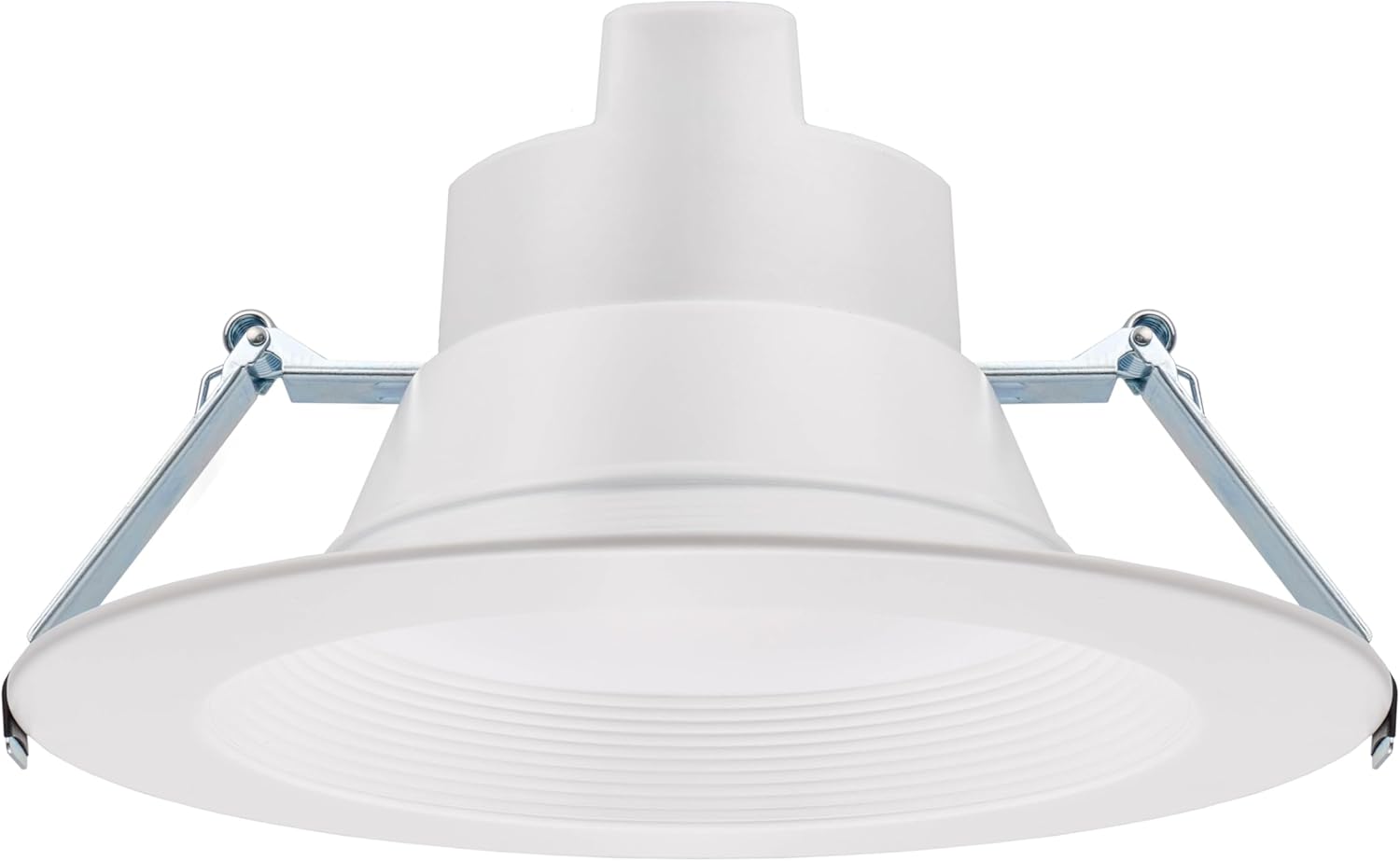 Maxlite RCF8T18WCS Universal Downlight 8 Inch LED Recessed Light - White, Canless, 2700K, 3000K, 3500K, 4000K, 5000K CCT Selectable, 120-277V, Dimmable to 10%, Wet Location Suitable, 110 Degree Angle