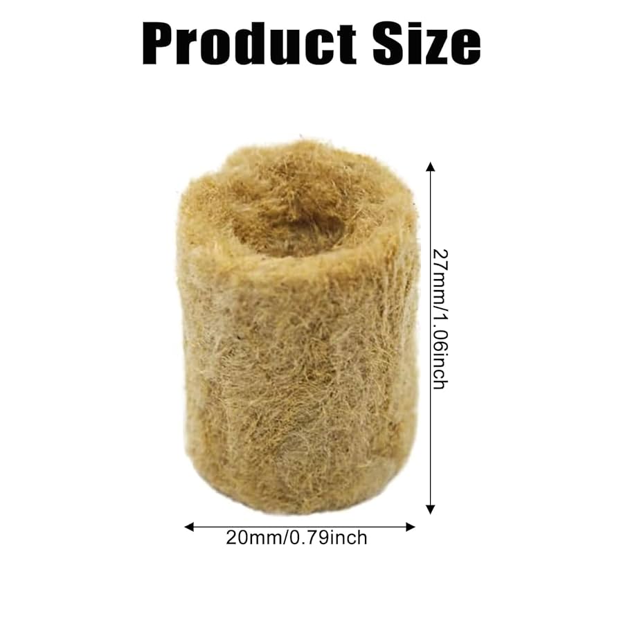 Cubi Lana Di Roccia 50 Pezzi - 2.5x2.5cm Per Idroponica, Talee E Germinazione