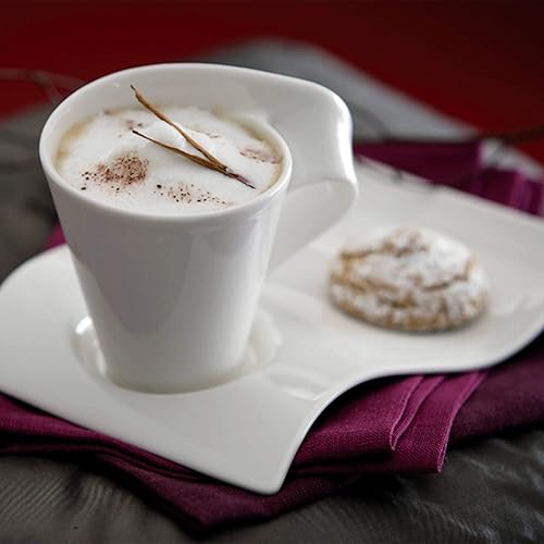 Miniatura 5 de Villeroy  Boch New Wave Cafe - Plato pequeño para fiesta 65 x 5 pulgadas color blanco