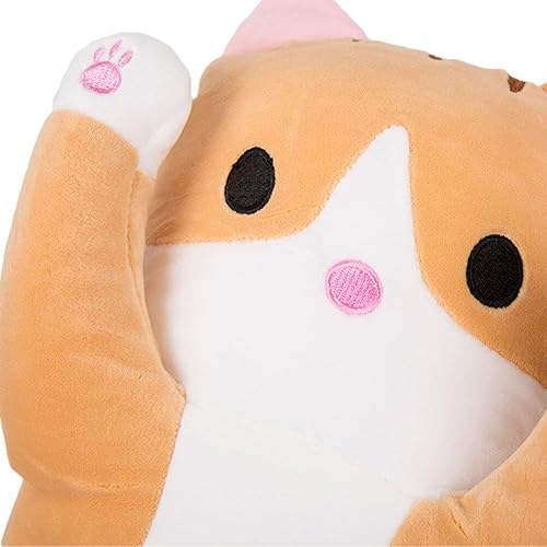 Miniatura 2 de Almohada de peluche para abrazar gato,Juguete de peluche grande y largo para gato,Almohada de peluche de gato de peluche de gatito Almohada de cuerpo