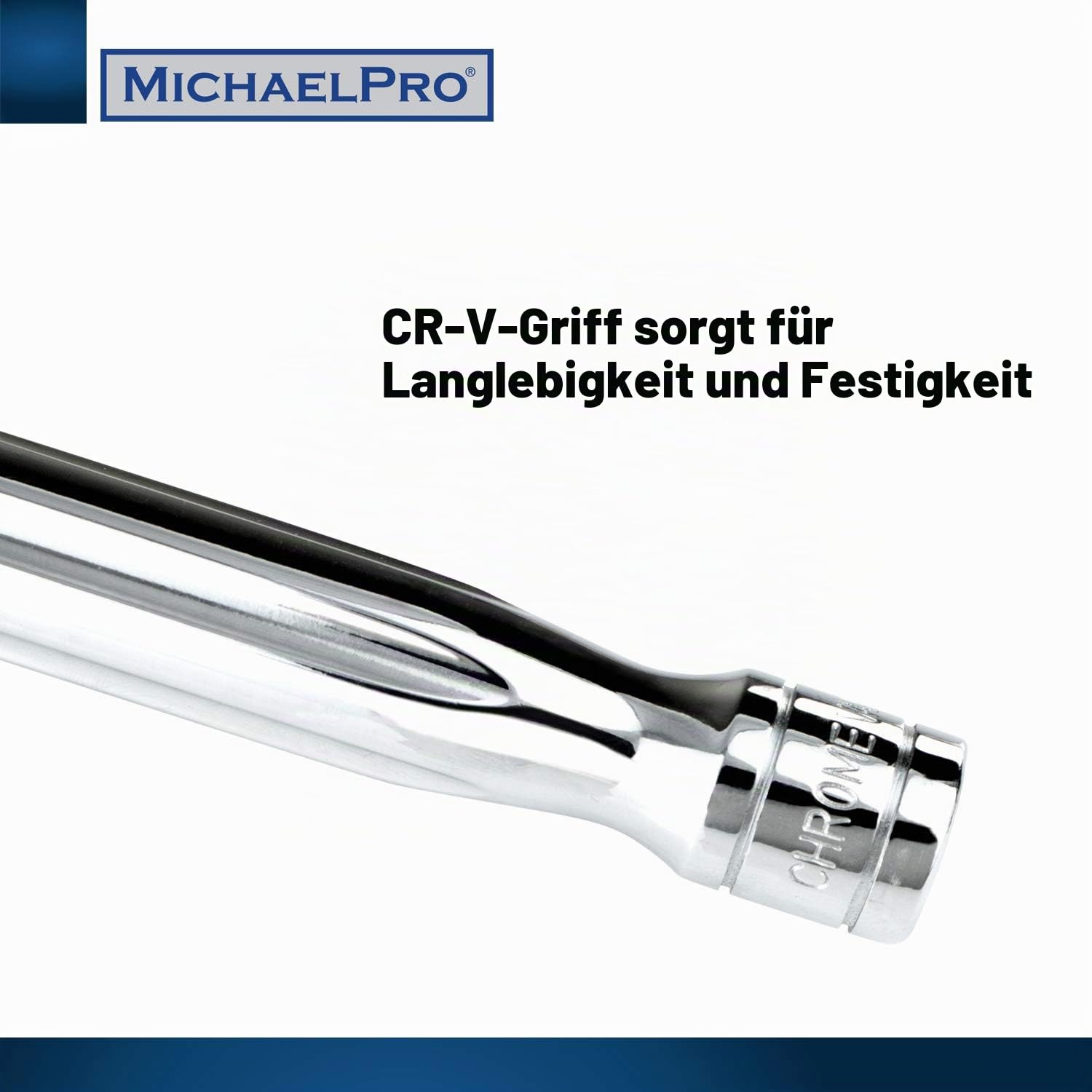 MichaelPro MP007001 3/8 Zoll Drive Flex Hand/Breaker Bar für extra Drehmoment
