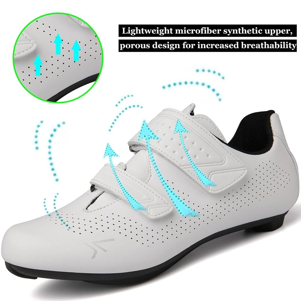 Zapatillas de Ciclismo para Hombre y Mujer compatibles con la Bicicleta de Carretera Peloton Zapatillas Peloton Zapatillas de Ciclismo con calas Delta preinstaladas
