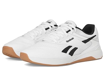 Reebok Nano X5 Athletic Shoes White/Black/Reebok Rubber Gum 04 : Men
