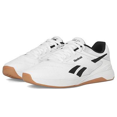 Reebok Nano X5 Athletic Shoes White/Black/Reebok Rubber Gum 04