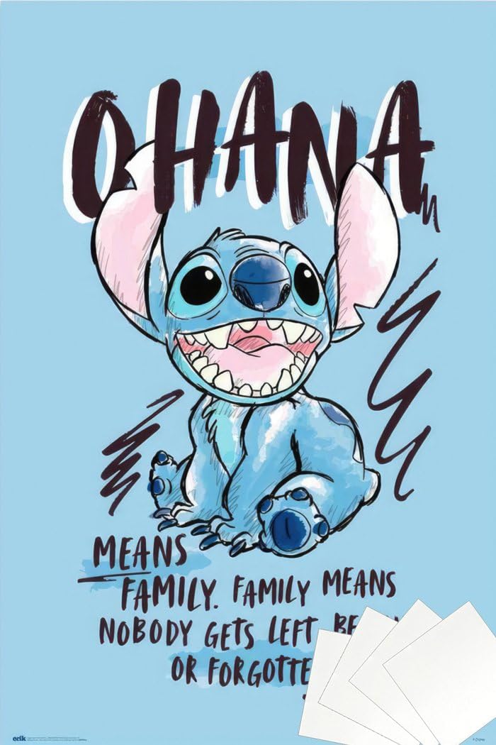 Amazon.com: Lilo & Stitch - TV Show Poster (Ohana Means Family