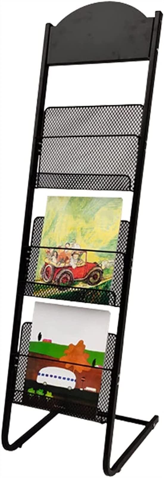 Présentoir à brochures en métal robuste avec structure stable pour accueillir vos revues