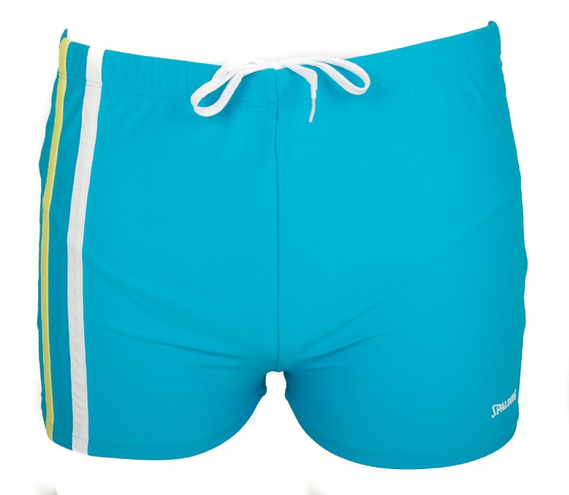 Spalding Boxer Corto Costume Uomo Mare o Piscina Swimwear Articolo C756, 5628 Turchese, L