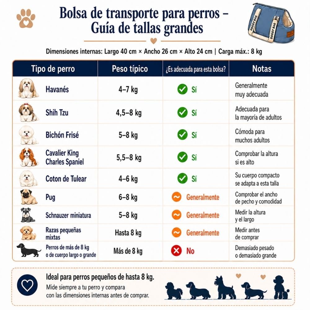 Bolsa transportadora para Perros pequeños con Cama de Viaje | Tails of Glory: transportín para perros y gatos, cómodo para viajes y desplazamientos diarios.