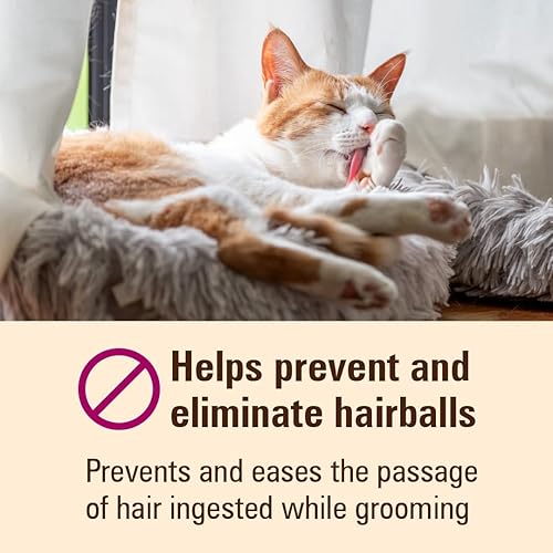 Miniatura 5 de SENTRY PET CARE Sentry Hairball Relief para gatos, sabor a malta, 4.4 onzas