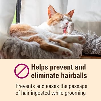 SENTRY PET CARE Sentry Hairball Relief for Cats,Malt Flavor,4.4 Ounces