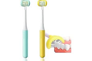 3 Sided Toddler Toothbrush for Autistic Children