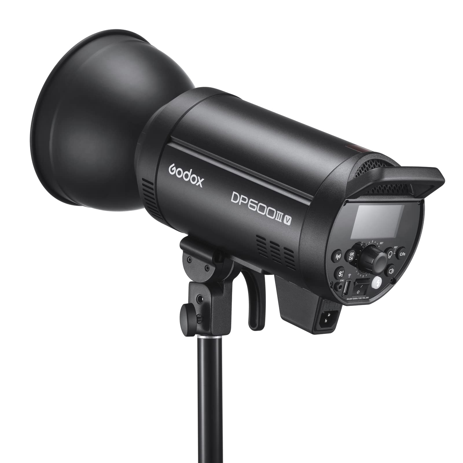 Godox DP600III-V DP600IIIV 600Ws Profesional Estudio Flash Incorporado 2.4G Inalámbrico X Sistema Bowens Mount para Boda, Retrato, Moda, Fotografía de Productos(DP600III-V)