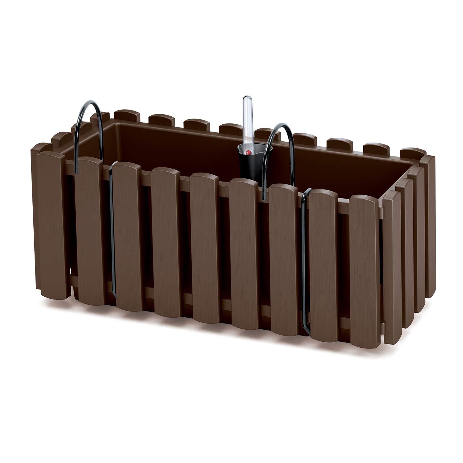 Jardinera para balcón BOARDEE FENCYCASE W, dimensiones (mm) 380x180x162, color Marrón