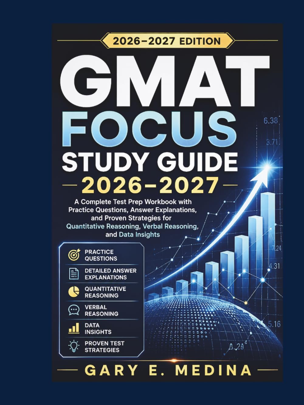GMAT Focus Study Guide 2026–2027: A Complete Test Prep Workbook with Practice Questions, Answer Explanations, and Proven Strategies for Quantitative Reasoning, Verbal Reasoning, and Data Insights