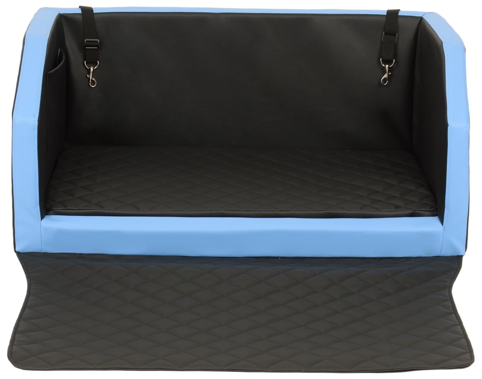Velinda Dog car boot transporter, dog bed, car transporter, dog mattress, 90x55 cm (COLOUR: black, blue) — image 1