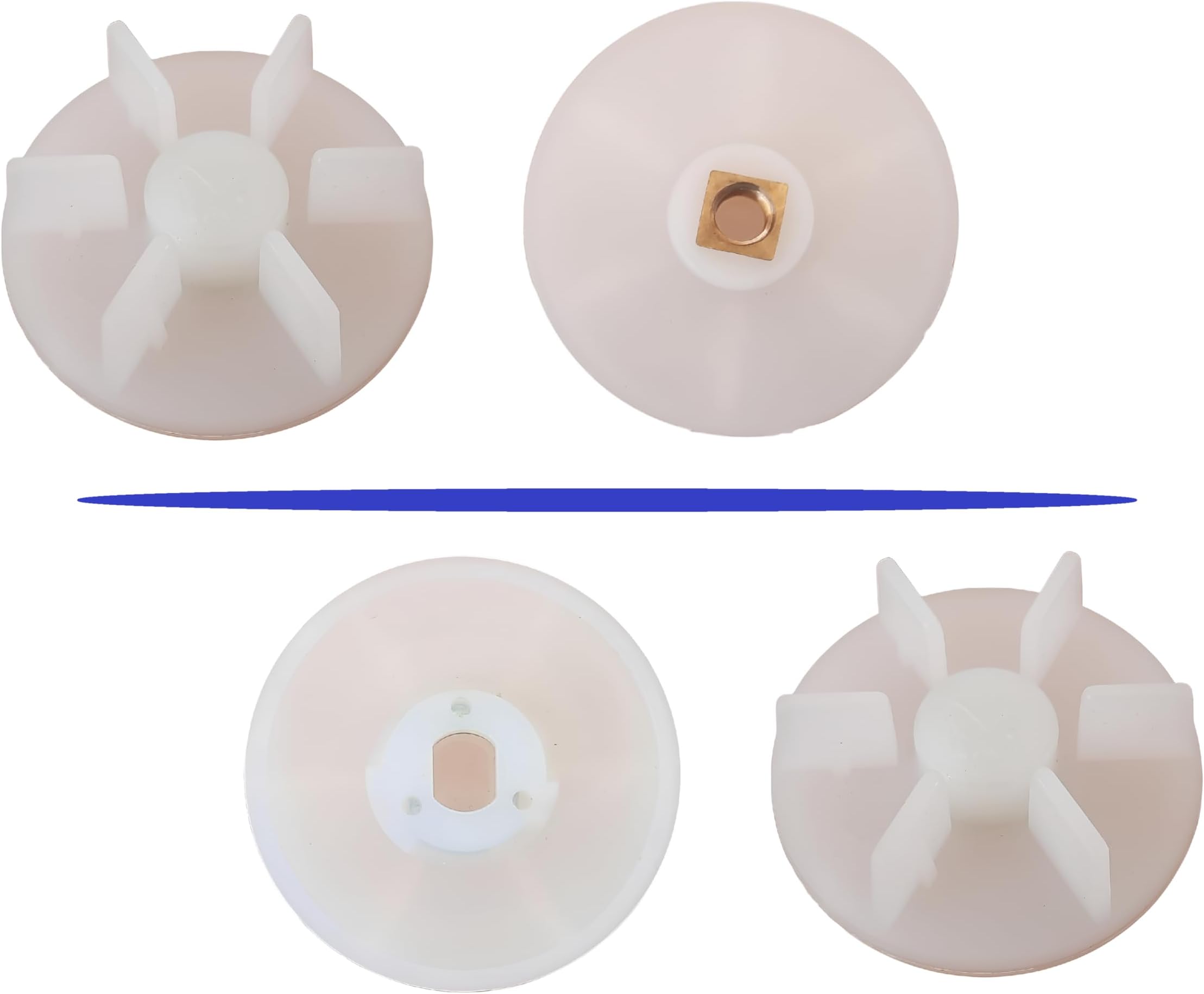 AJS spares "Butterfly" Mixer "2Unit Motor & 2Unit Jar couplers" 4 (White)