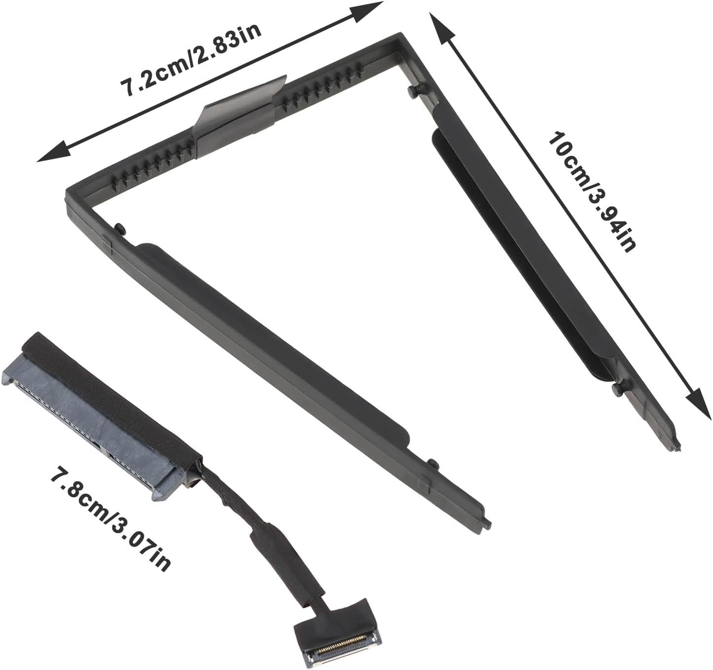 1 Set 2.5-Inch Hard Drive HDD Adapter Bracket with Cable DC02C00G010 Compatible with Lenovo Thinkpad P53 Computer
