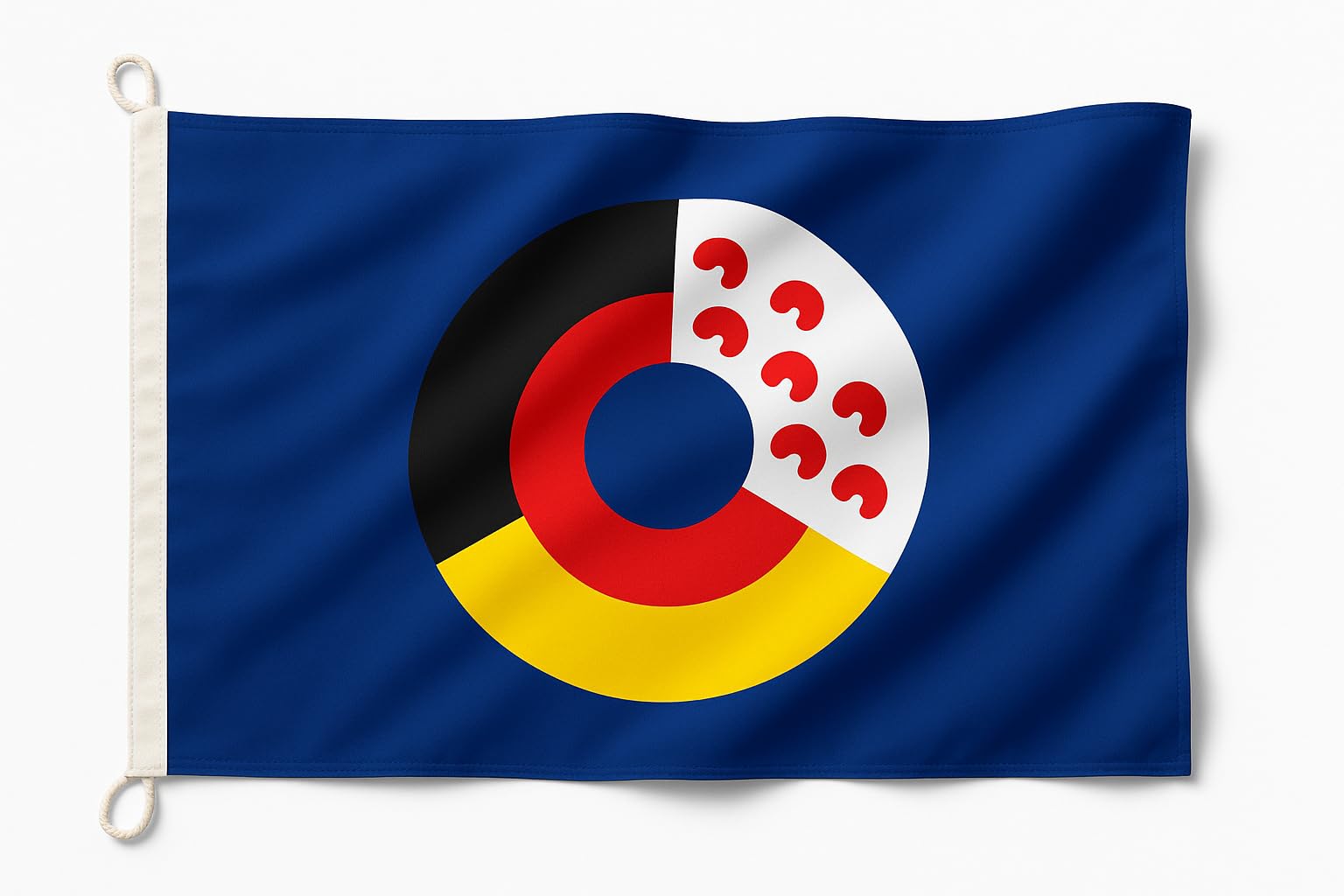 Drapeau de Frise pour pavoiser votre bateau de 90 x 60 cm lors des fêtes maritimes
