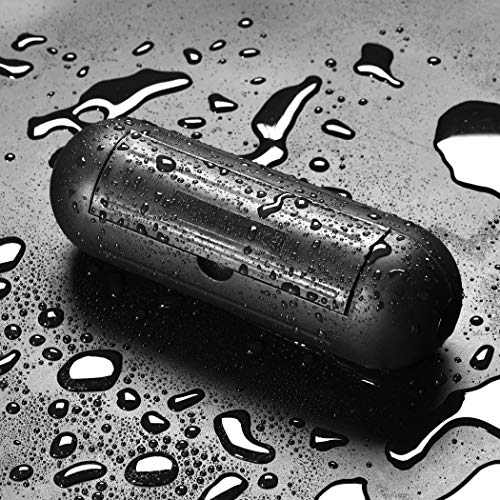 4 Pack Extension Cord Protective Cover Set (Black) | Indoor Outdoor Water-Resistant Holder For Holiday String Lights And Wires | Capsule Shaped Protector With Large Compartment #TOP4