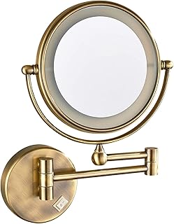 Double Sided Makeup Mirror with Lights and Ma...