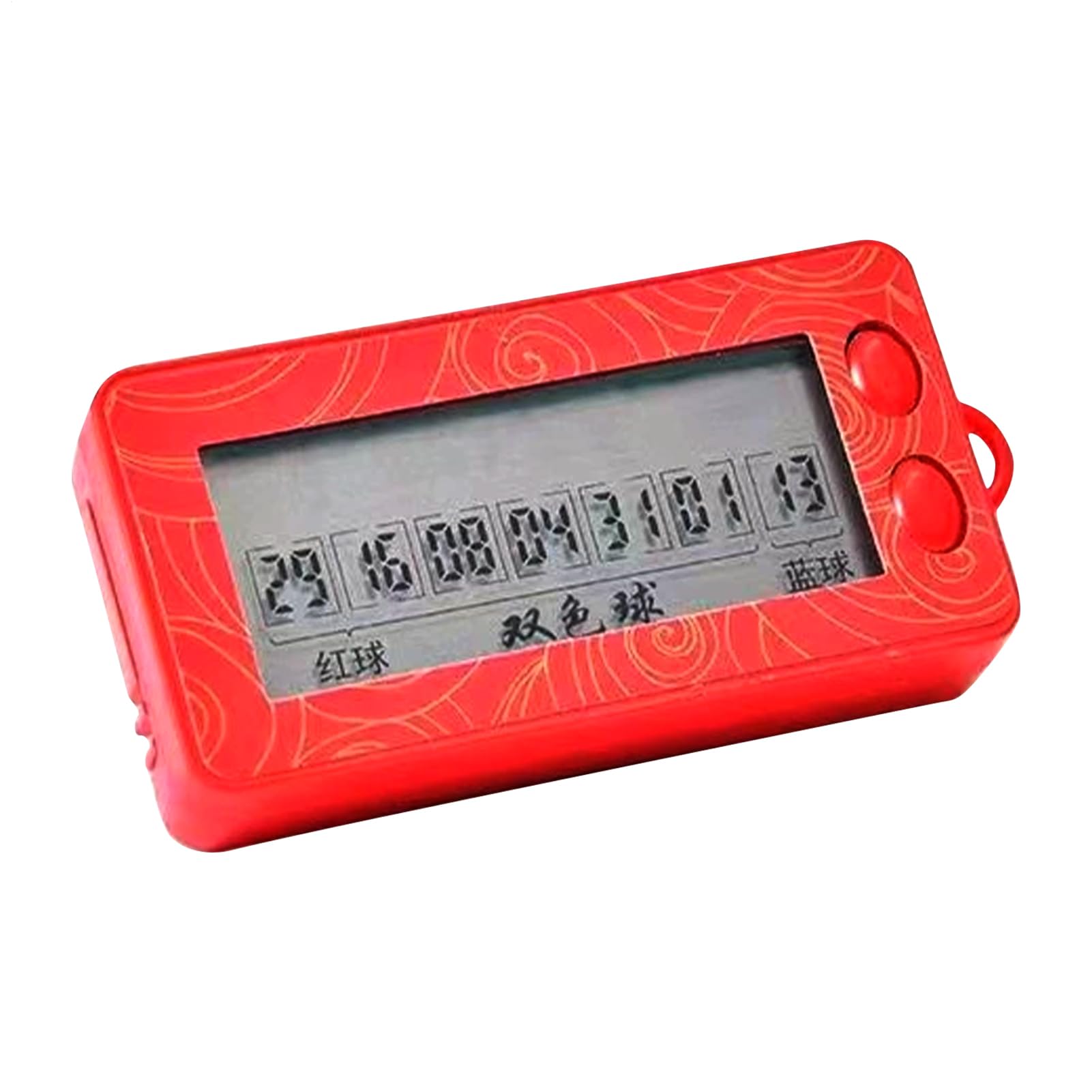 Lotterieautomaten, kleine elektrische Zahlenauswahlmaschine, tragbare Zahlenauswahl – Neuheit Lotterie, zufällige Maschine, Glückszahlenauswahl für Erwachsene, 5,5 x 3,5 x 1 cm