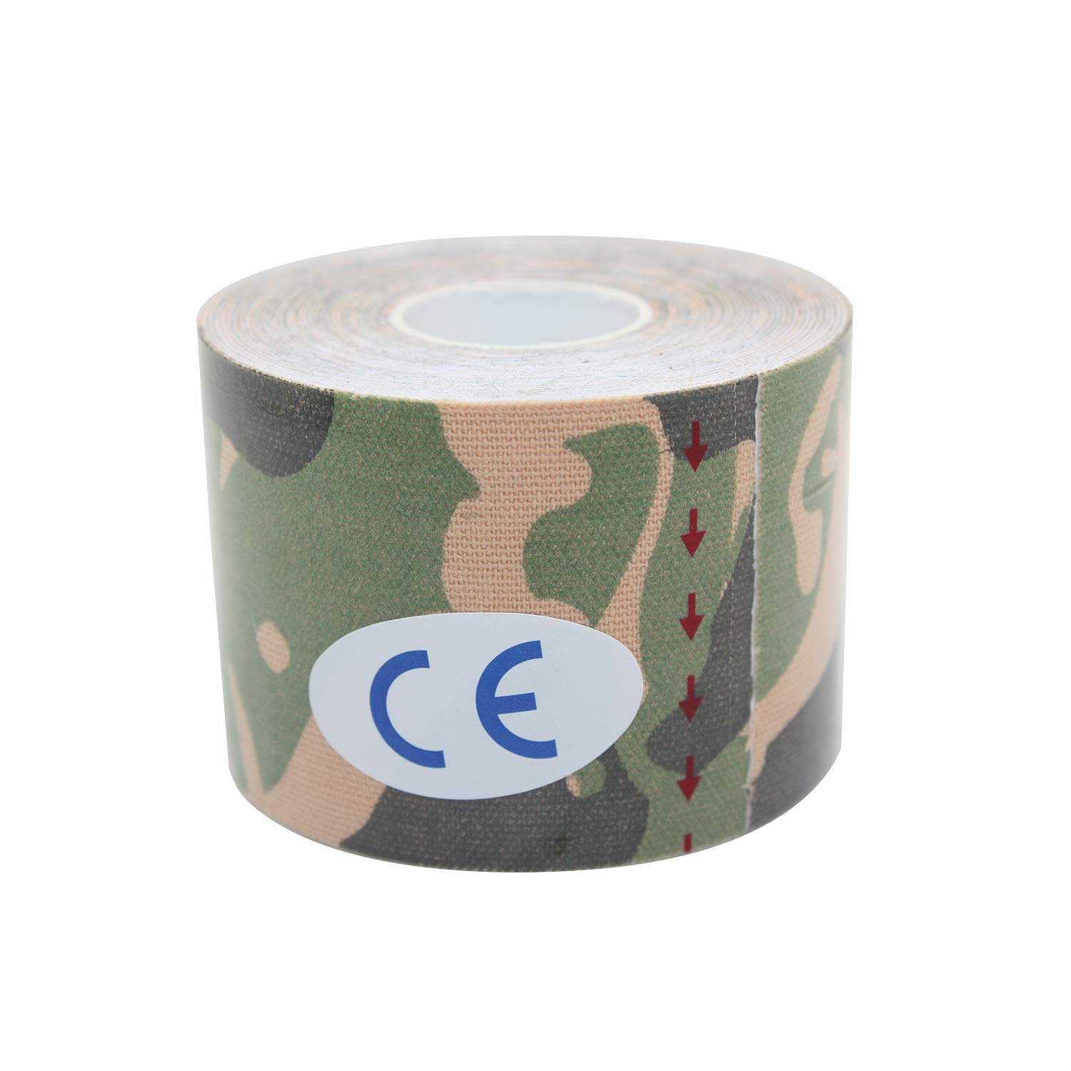 Lot de 24 bandes de kinésiologie de 5 cm x 5 m - Pour muscles, kinésiologie, sport, thérapie physique, blessures - Vert