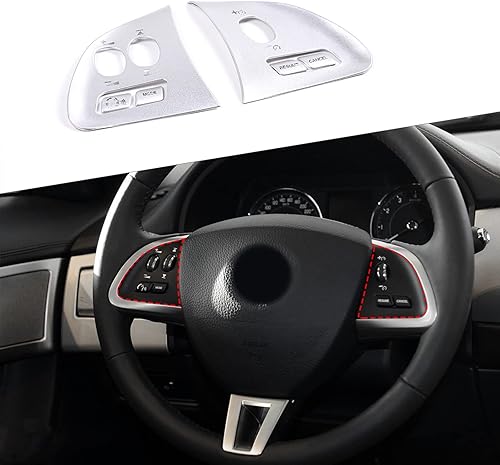 Funda para volante de automóvil, decoración interior de automóvil, compatible con Jaguar XF 2012, 2013, 2014, 2015, accesorios interiores, 6 unidades disponible en Yaxa Venezuela
