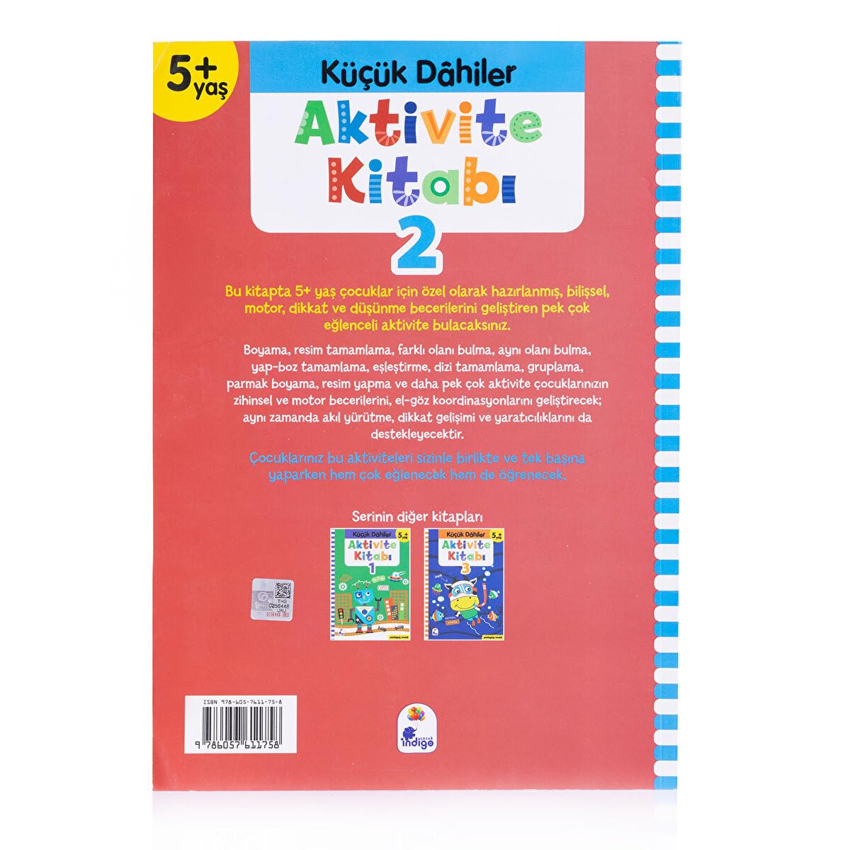 Aktivite Kitabı 2 - Küçük Dahiler 5+Yaş: Pedagog Onaylı