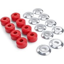 KSP Universal Sway Bar Bushings&Washers Kit for Pair of Stabilizer Sway Bar End Link,Whole Set Aftermarket PU Grommets with Grease Pack Replace for Chevy Dodge Ram Ford Factory Worn-out Rubber Bushing