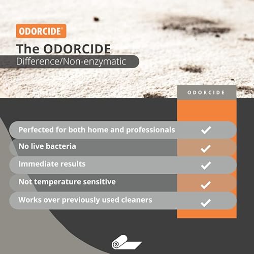 Miniatura 5 de Odorcide Limpiador concentrado para eliminar manchas de alfombras de orina para mascotas, removedor de manchas y olores de mascotas, eliminador de