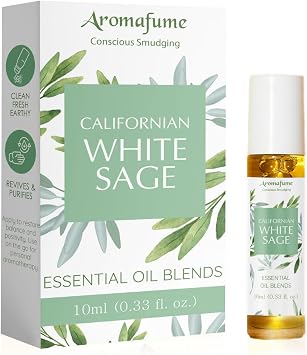 White Sage Oil Roll-On Blend for Cleansing, Aromafume