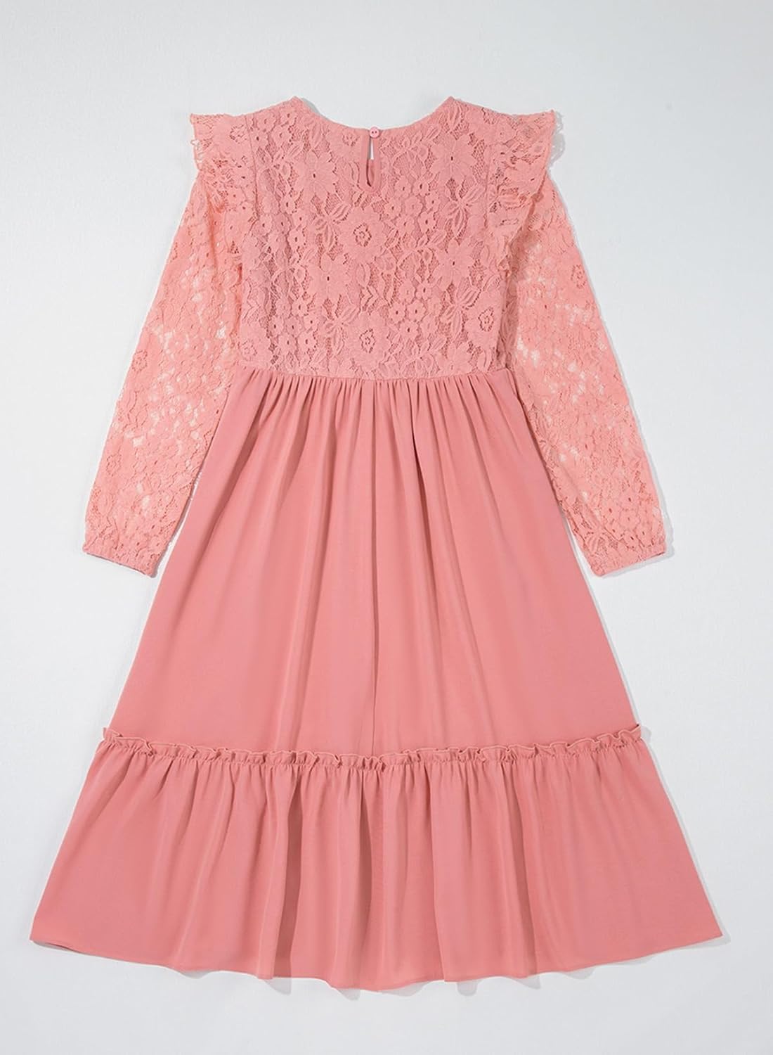 blibean Tween Girls 2025 Long Sleeve Dresses Kids Fall Formal Dress Size 6-15 Years - Image 9