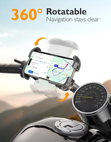 Miniatura 5 de Soporte para teléfono de bicicleta, amortiguador de vibración, sin herramientas, soporte de teléfono para motocicleta, cojín de silicona Soporte de
