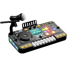 DJ Decks for Beginners,Mix and Learn DJ Table,Keyboard Piano,Digital Musical Instrument Toy,Music Mixer Piano Toy,Portable Table Pianos with Lights,Educational Interactive Musical Toy