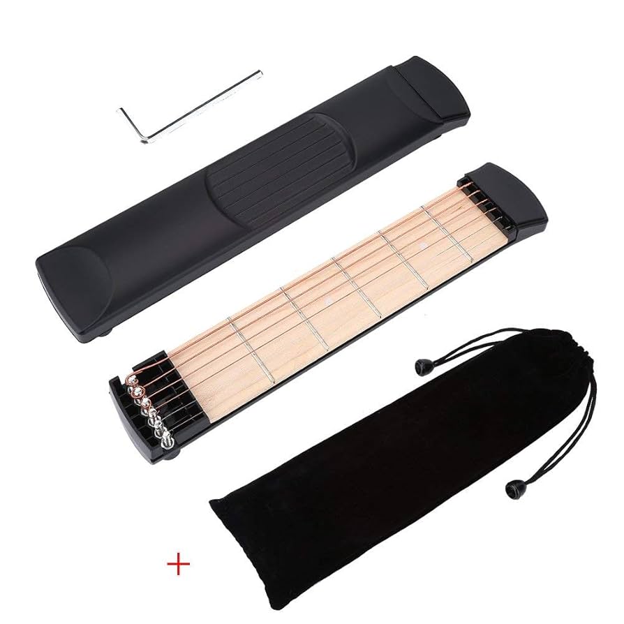 Amazon.com: Pocket Guitar Practice Neck, Portable 6 Fret