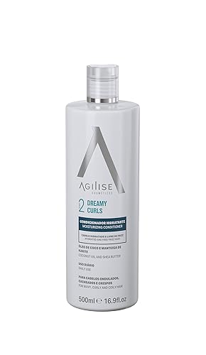 Miniatura 1 de agilise - Acondicionador de cabello Dreamy Curls - Acondicionador de rizos para tratamiento de cuidado del cabello ondulado y enrollado - VEGANO,