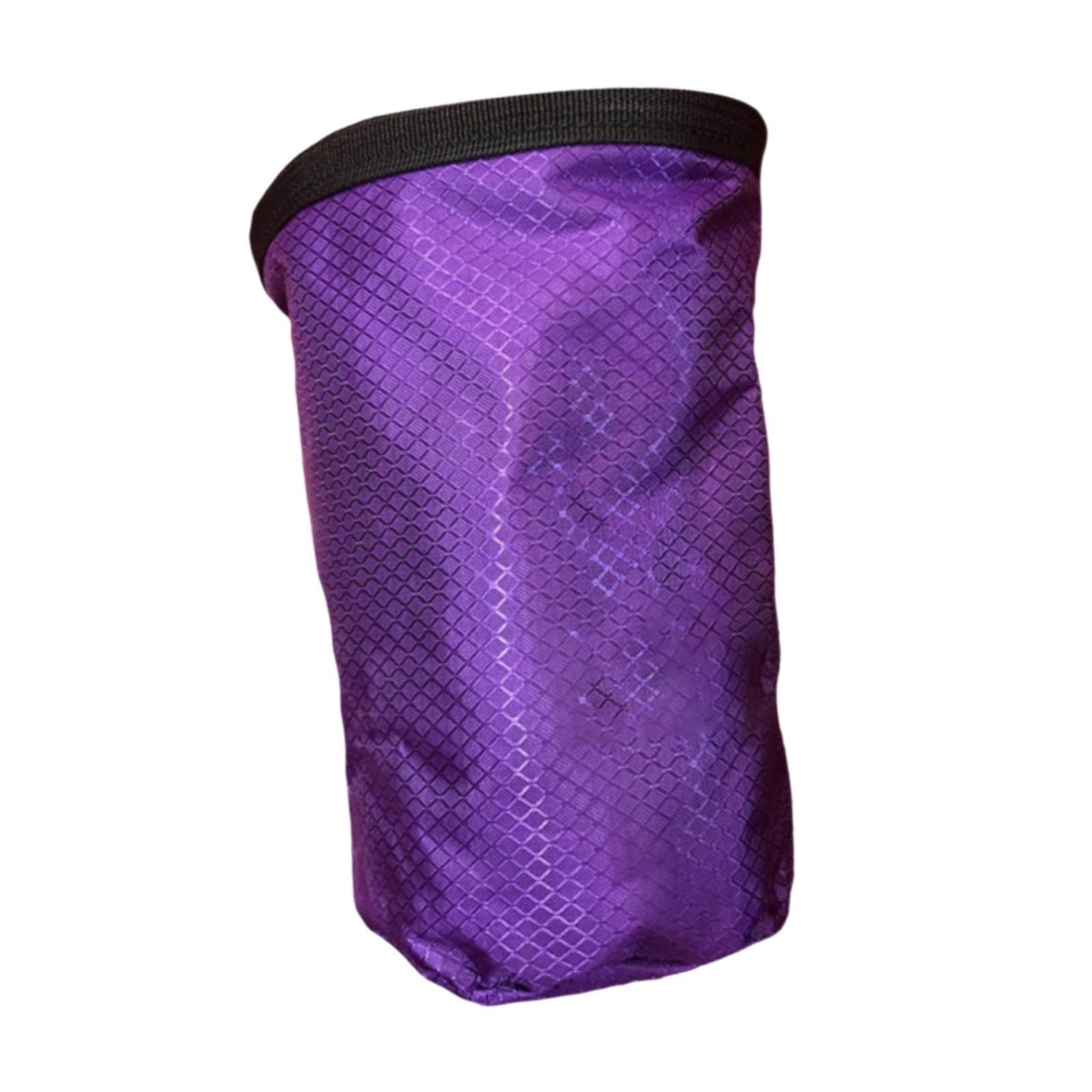 Rock Climbing Chalk Bag Multipurpose for Gymnastics Weightlifting Gym Sports Purple-image-4
