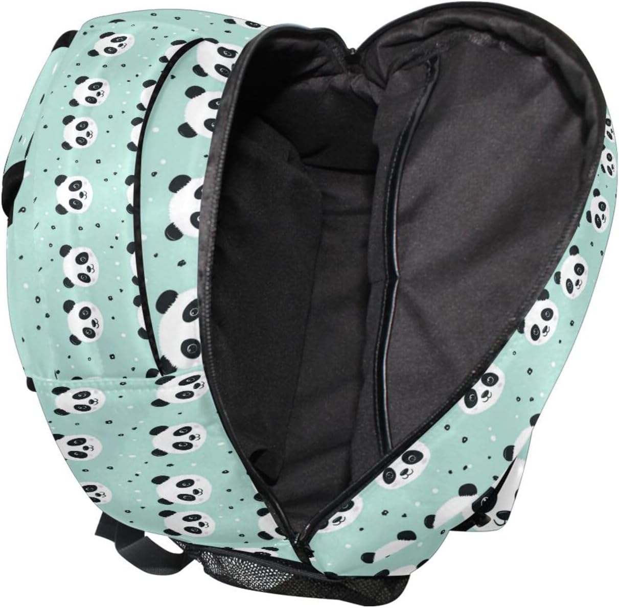 Cute Panda School Backpack for Kids Girls/Boys Teens Bookbag Student Backpacks Travel Daypack Shoulder Bags Medium
