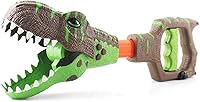 DINOBROS T-Rex Dinosaur Chomper Grabber Toy for Kids - 3 Roar Sounds, Flashing Lights, Jurassic Claw Reacher Pincher Ages 5+