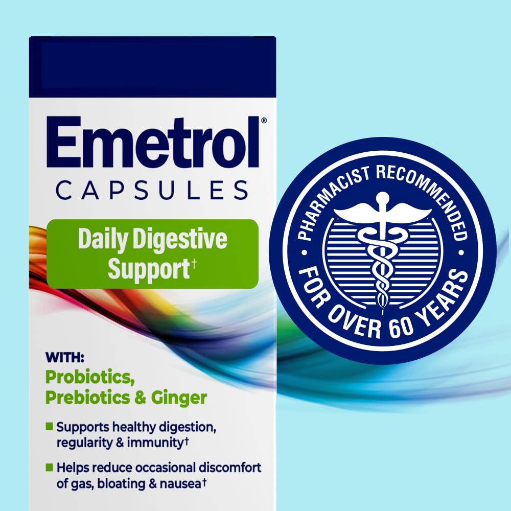 Emetrol Daily Digestive Support Capsules, 30 Ct — Amazon image 7
