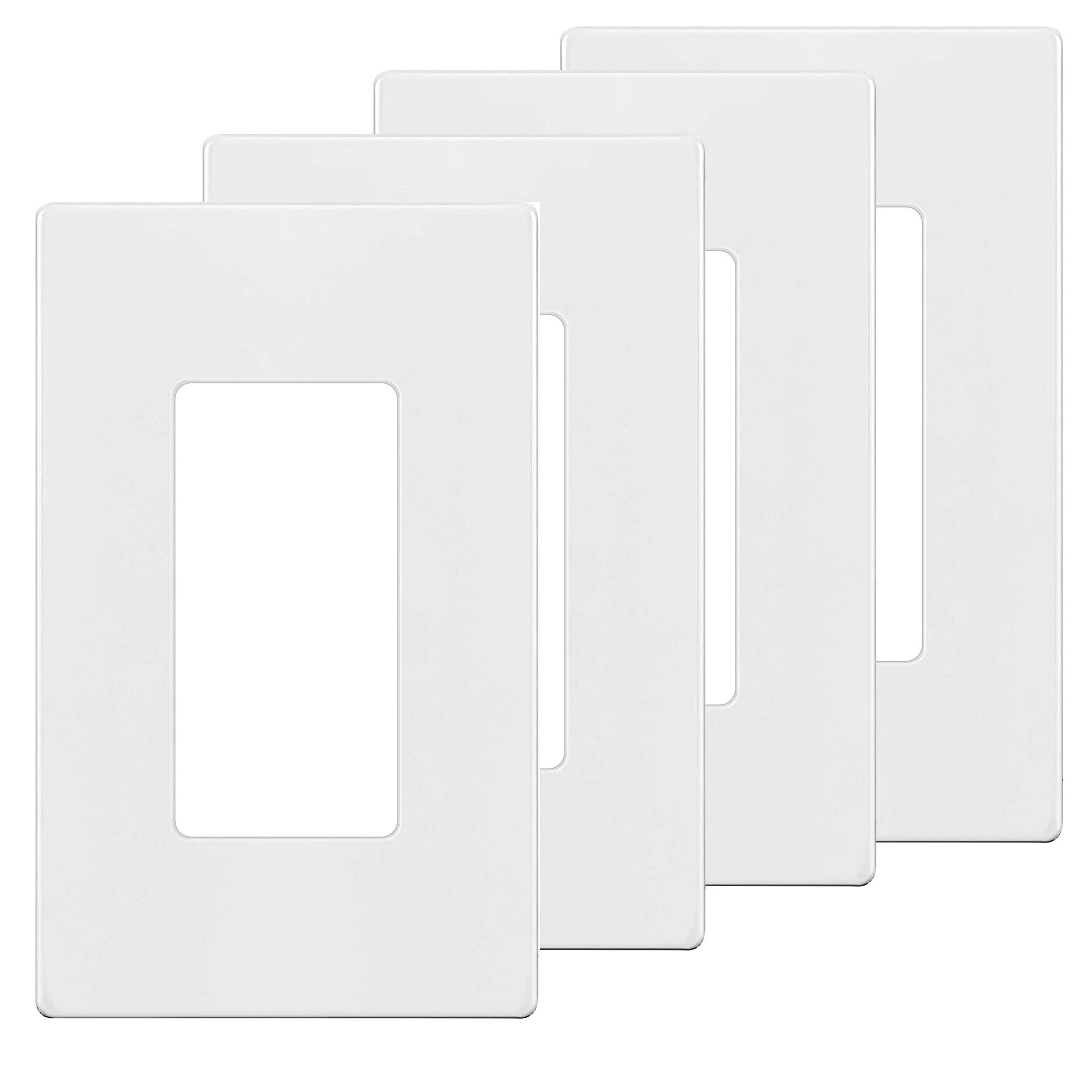 switch wall plates | screwless type | single pole