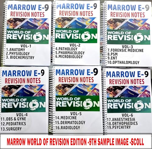 Image of Marrow World of Revision Notes (LATEST-EDITION - 9)(DEC-2025)(COMPLETE-SET 19 SUBJECTS)DIGITAL HD COLOURED PRINTED NOTES WITH SPIRAL BINDING-(2025-2026)