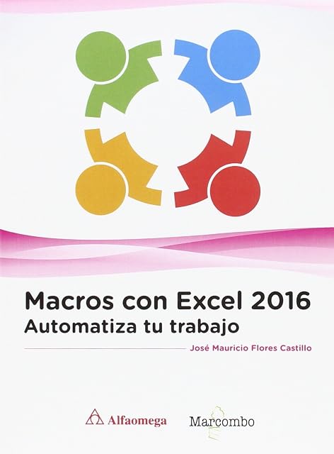 Portada de Macros con Excel 2016. Automatiza tu trabajo
