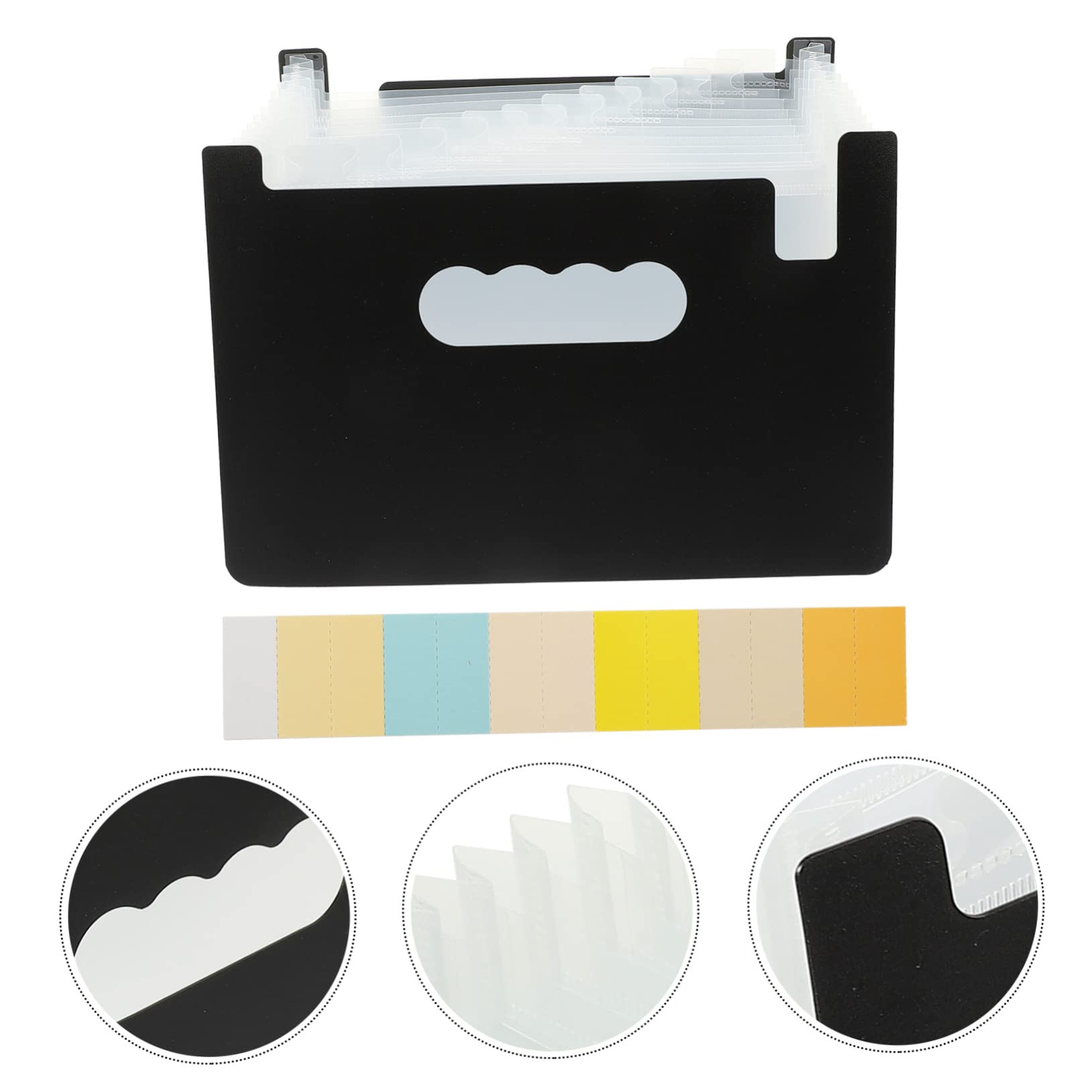 DOITOOL 7 Piezas Organizador de Recibos Multifuncional Carpeta de Portátil para Oficina y para Recibos Notas y Billetes Material Resistente