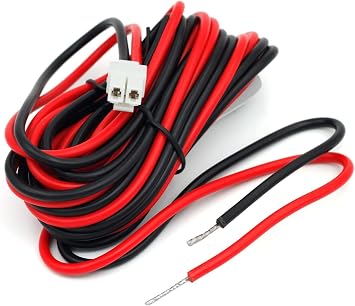 Arrowmax PCABLE-AKMKTC23M DC Cord Power Cable for Kenwood NX700 NX800 NX5700 NX5800 NX5900 NX720 NX820 NX900 NX920 TK868G TK7160 TK8360