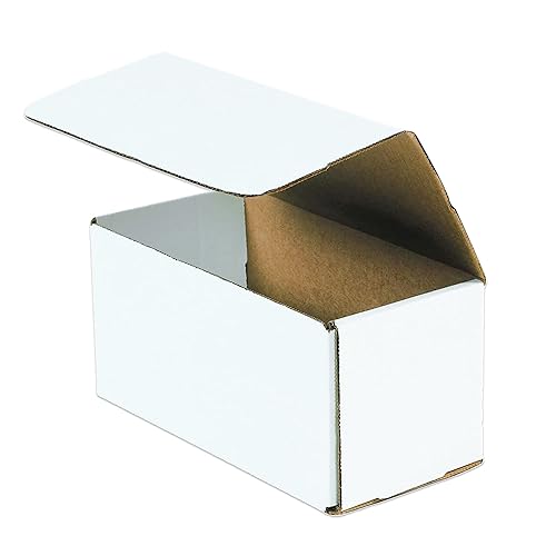 AVIDITI Cajas de envío pequeñas (paquete de 50) de 10 x 6 x 6 pulgadas, cajas de cartón corrugado resistentes para embalaje, correo, embalaje,