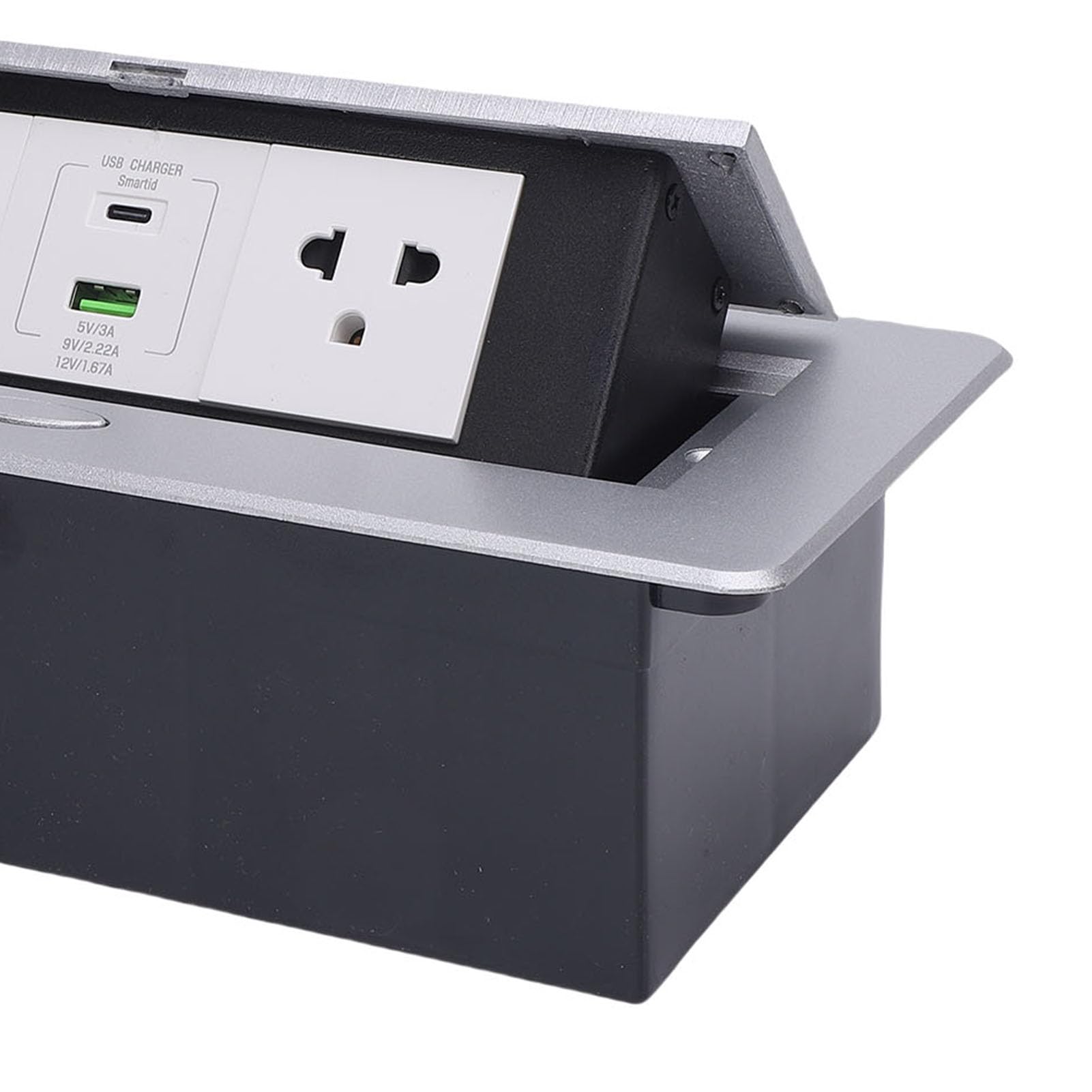Multimedia Outlet System Pop Up Charging Station For Countertop Table Pop Up Outlet, Automatic ...