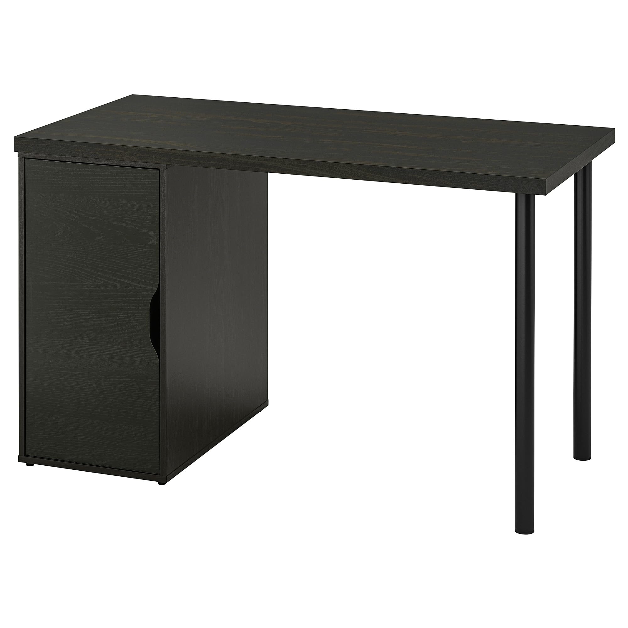 Bureau 120 x 60 cm ProTuning ALEX/LAGKAPTEN noir-brun pour un espace de travail optimisé