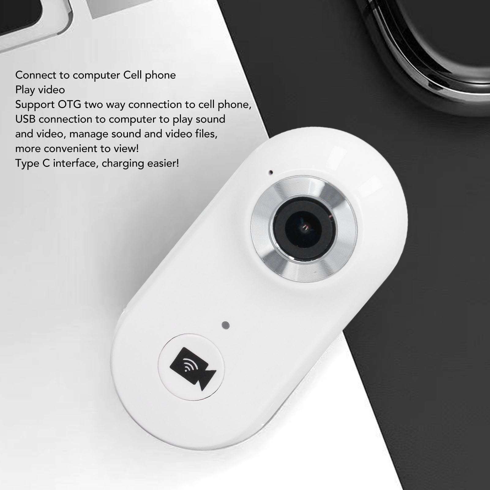Obroża dla kota HD 1080P,kamera akcji dla zwierząt z nagrywaniem wideo Bezprzewodowa mini kamera sportowa,obiektyw szerokokątny 170 °,małe kamery akcji,kamera ciała do artykułów dla zwierząt